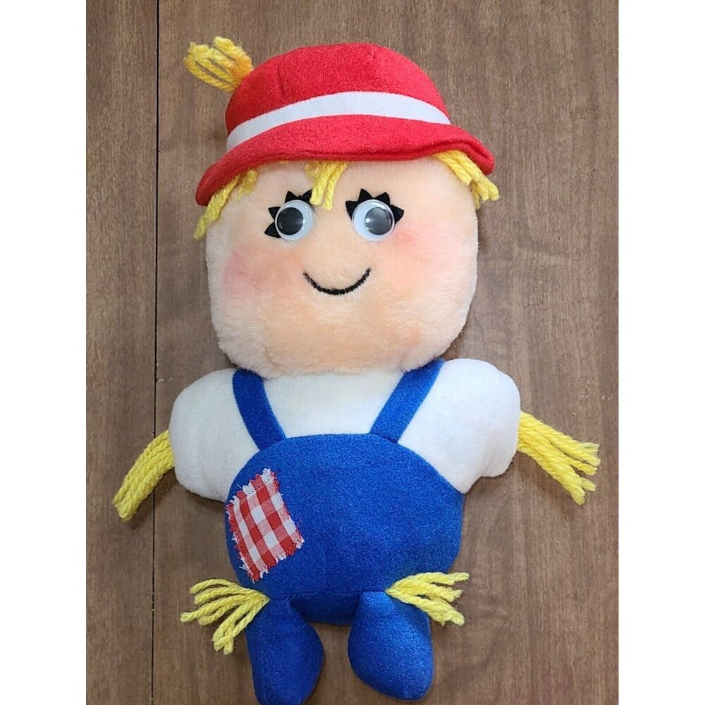 Vintage Shoo Shoo Scarecrow Del Monte Plush A Country Yumkin 1983 Doll Toy 14"